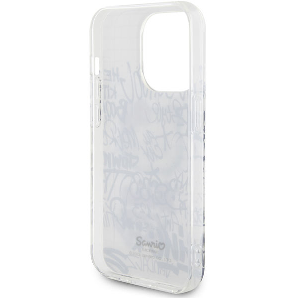 Hello Kitty - Hardcase IML Kitty On Bricks Graffiti (HKHCP14LHDGPHT) - iPhone 14 Pro - White