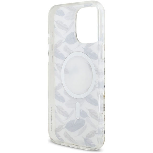 Hello Kitty - Hardcase IML Golden Leaves MagSafe (HKHMP16XHGLEH) - iPhone 16 Pro Max - White