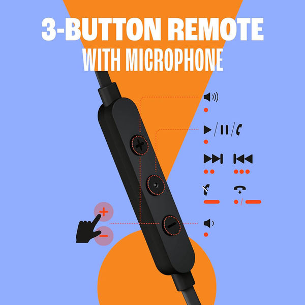 JBL - Wired Earphones 310C - Type-C, Hi-Res Audio, Pure Bass Sound, 3 Buttons Remote with Microphone - Black