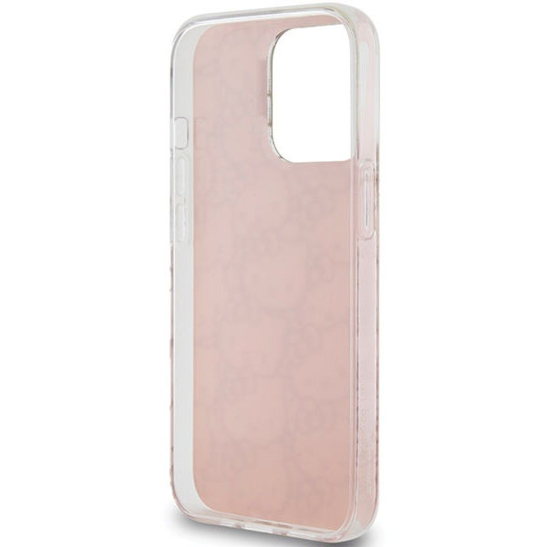 Hello Kitty - Hardcase IML Gradient Electrop Crowded Kitty Head (HKHCP13LHCHPEP) - iPhone 13 Pro - Pink