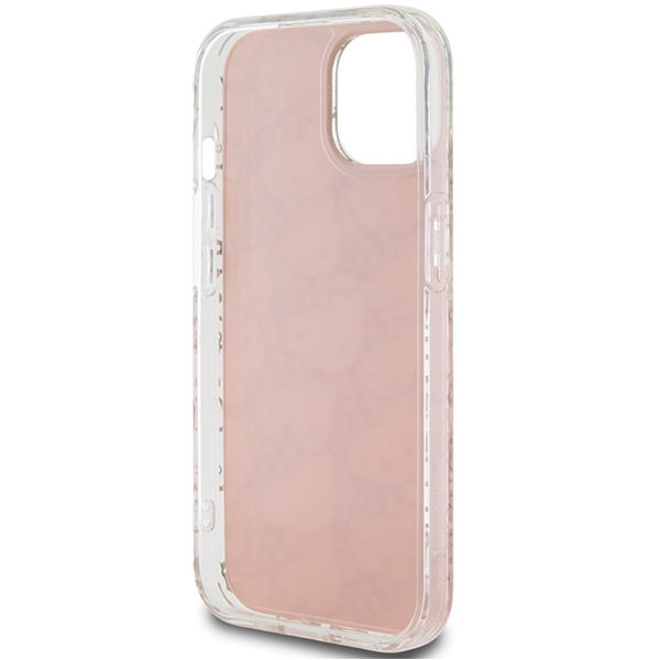 Hello Kitty - Hardcase IML Gradient Electrop Crowded Kitty Head (HKHCP15SHCHPEP) - iPhone 15 - Pink