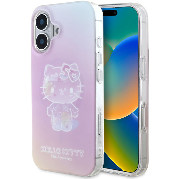 Hello Kitty - Hardcase IML 50TH Anniversary MagSafe (HKHMP16SH50AP) - iPhone 16 - Pink