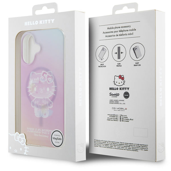 Hello Kitty - Hardcase IML 50TH Anniversary MagSafe (HKHMP16SH50AP) - iPhone 16 - Pink