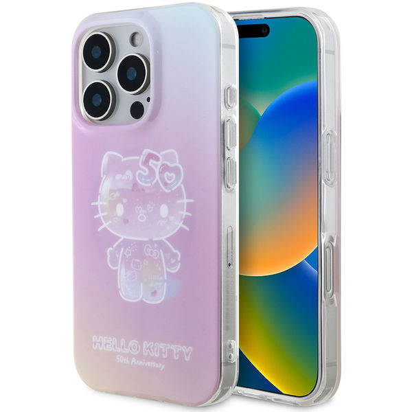 Hello Kitty - Hardcase IML 50TH Anniversary MagSafe (HKHMP16LH50AP) - iPhone 16 Pro - Pink