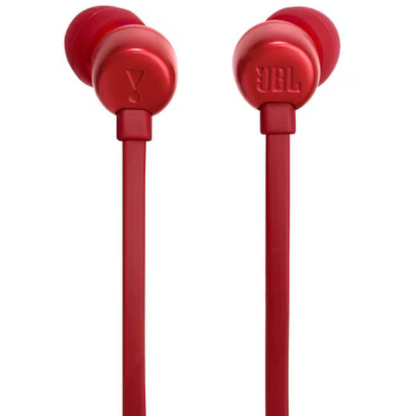 JBL - Wired Earphones 310C - Type-C, Hi-Res Audio, Pure Bass Sound, 3 Buttons Remote with Microphone - Red