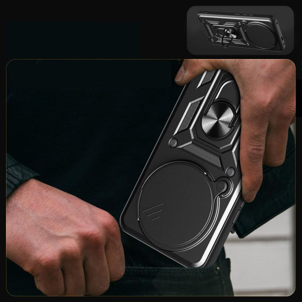 Techsuit - CamShield Series - Xiaomi Redmi Note 14 Pro 4G / Poco F7 - Black