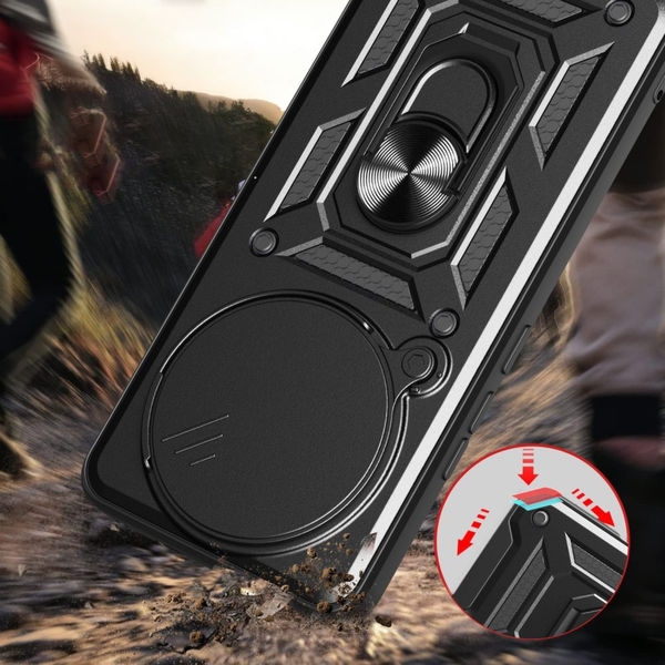 Techsuit - CamShield Series - Xiaomi Redmi Note 14 Pro 4G / Poco F7 - Black