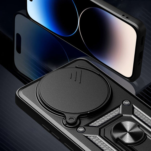 Techsuit - CamShield Series - Xiaomi Redmi Note 14 Pro 4G / Poco F7 - Black