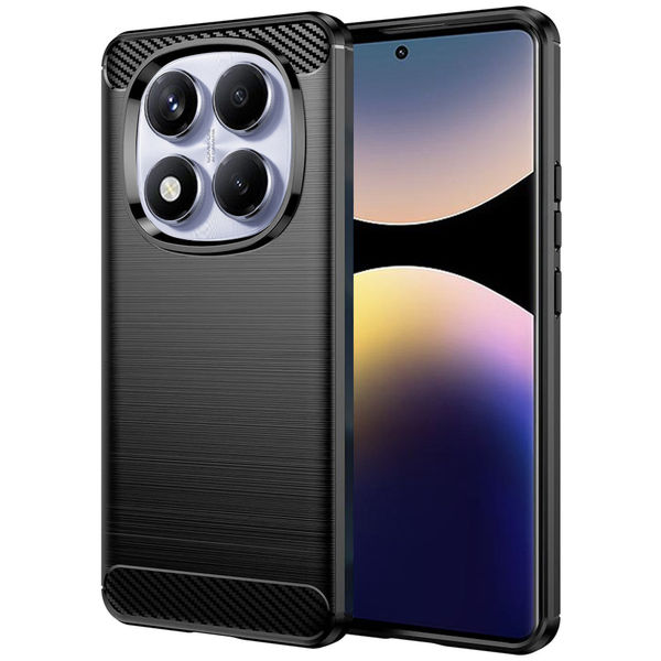 Techsuit - Carbon Silicone - Xiaomi Redmi Note 14 Pro 4G / Poco F7 - Black