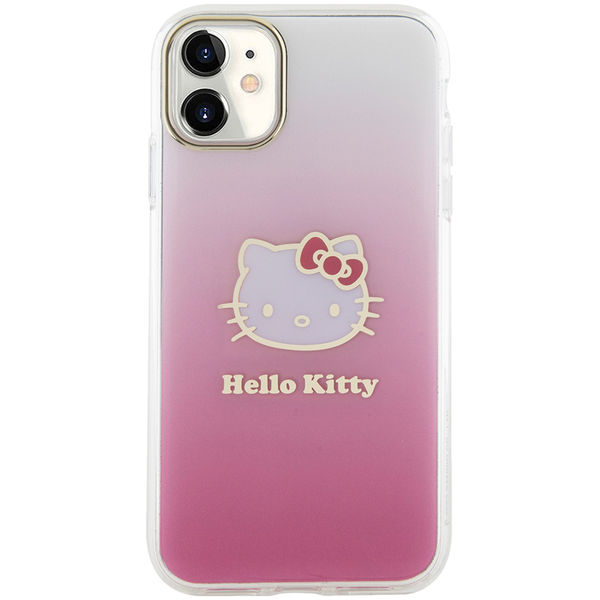 Hello Kitty - Hardcase IML Gradient Electrop Kitty Head (HKHCN61HDGKEP) - iPhone 11 - Pink