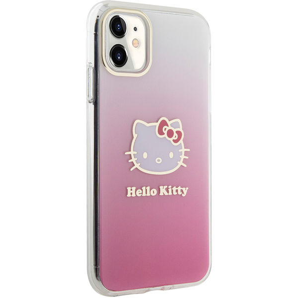 Hello Kitty - Hardcase IML Gradient Electrop Kitty Head (HKHCN61HDGKEP) - iPhone 11 - Pink