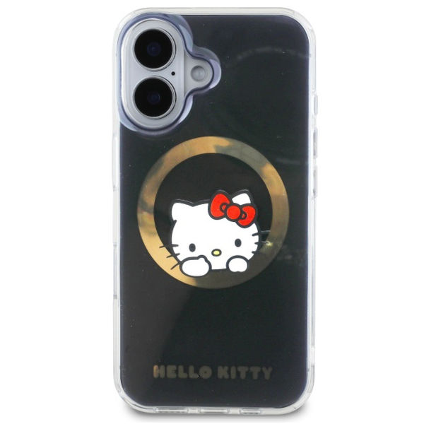 Hello Kitty - Hardcase IML Sweet Kitty MagSafe (HKHMP16SHSWKK) - iPhone 16 - Black