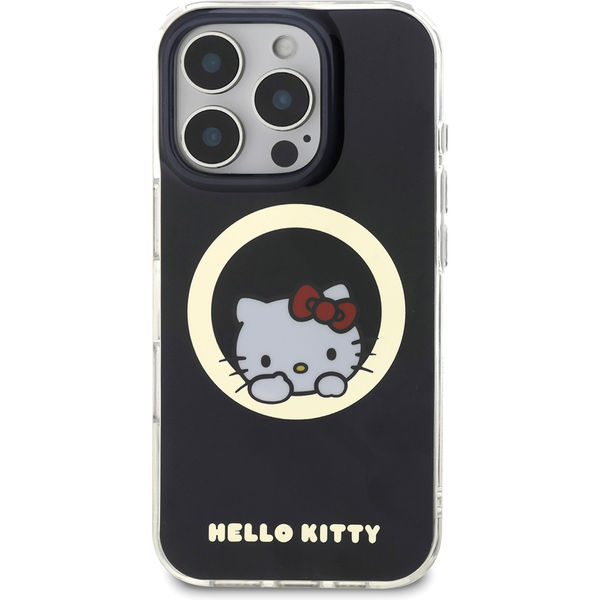 Hello Kitty - Hardcase IML Sweet Kitty MagSafe (HKHMP16LHSWKK) - iPhone 16 Pro - Black
