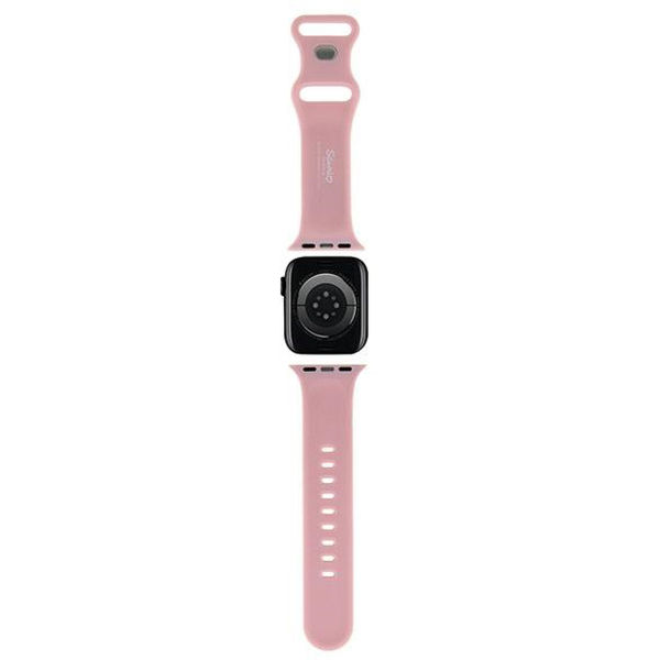 Hello Kitty - Strap Silicone (HKAWLSCHBLP) - Apple Watch 1/2/3/4/5/6/7/8/9/10/SE/SE 2/Ultra/Ultra 2 (42/44/45/46/49mm) - Pink
