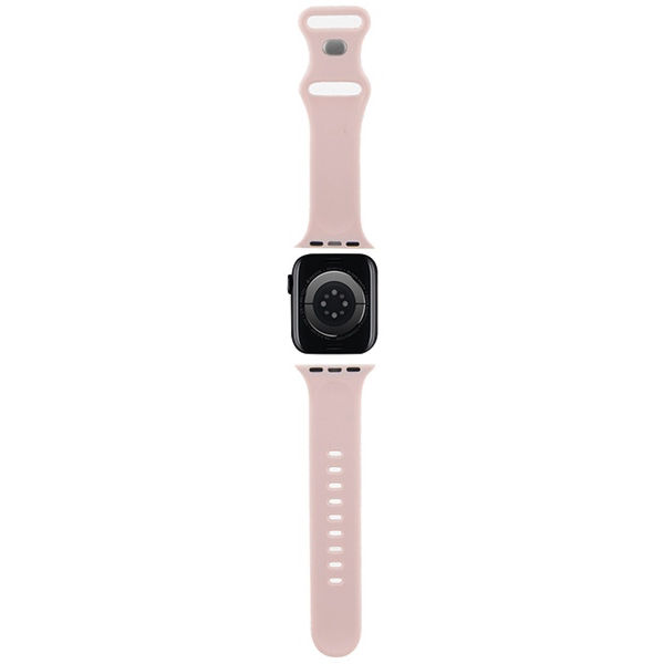 Hello Kitty - Strap Silicone Tags Graffiti (HKAWMSDGPTP) - Apple Watch 1/2/3/4/5/6/7/8/9/10/SE/SE 2 (38/40/41/42mm) - Pink
