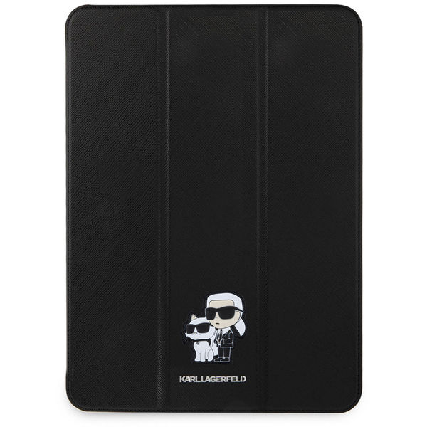 Karl Lagerfeld - Saffiano Magnetic Karl &Choupette (KLFC11PM24SAKCK) - iPad Pro 11 (2024) - Black