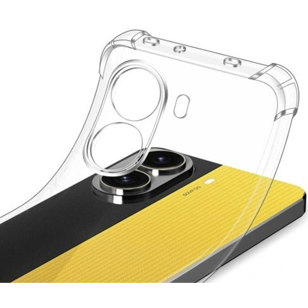 Techsuit - Shockproof Clear Silicone - Xiaomi Poco X7 Pro - Clear