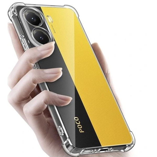 Techsuit - Shockproof Clear Silicone - Xiaomi Poco X7 Pro - Clear