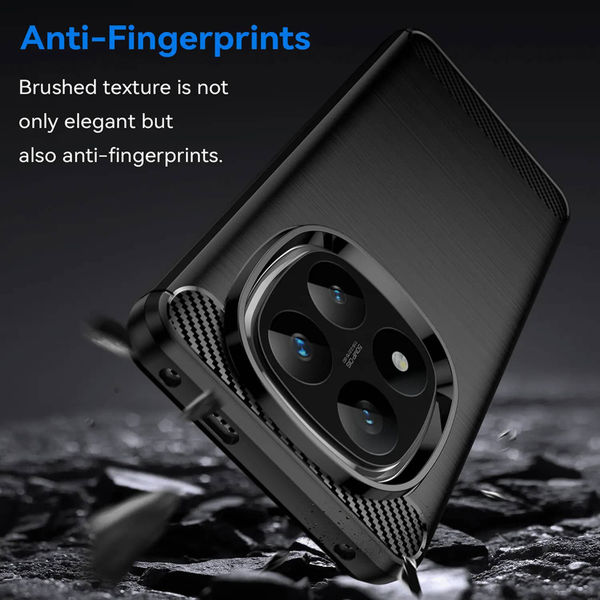 Techsuit - Carbon Silicone - Xiaomi Redmi Note 14 Pro 4G / Poco F7 - Blue