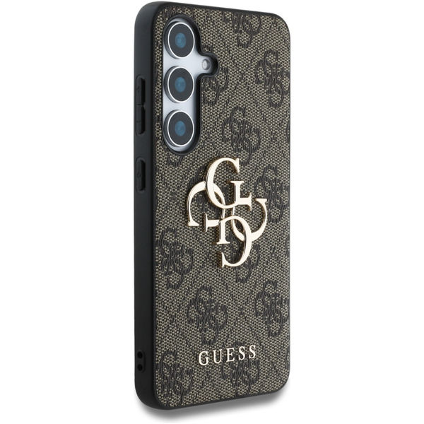 Guess - Hardcase 4G Big Metal Logo (GUHCS25S4GMGBR) - Samsung Galaxy S25 - Brown