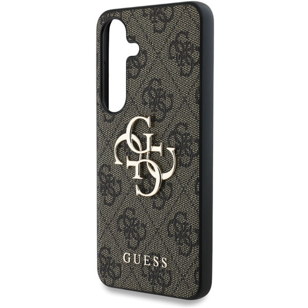 Guess - Hardcase 4G Big Metal Logo (GUHCS25S4GMGBR) - Samsung Galaxy S25 - Brown