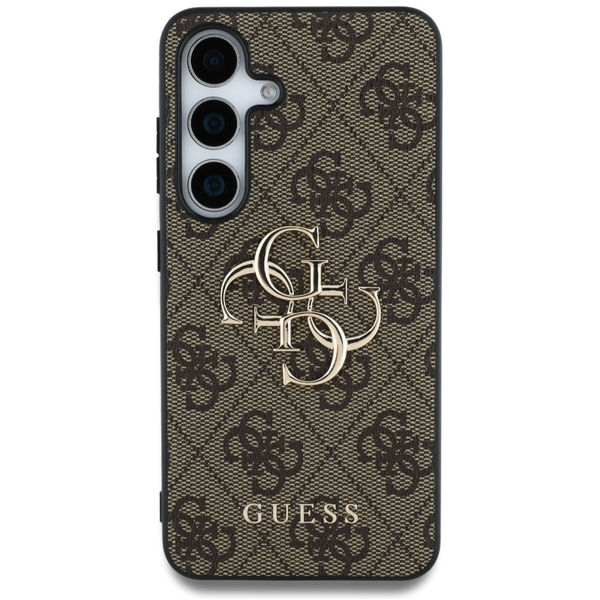 Guess - Hardcase 4G Big Metal Logo (GUHCS25S4GMGBR) - Samsung Galaxy S25 - Brown