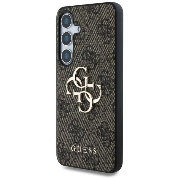 Guess - Hardcase 4G Big Metal Logo (GUHCS25S4GMGBR) - Samsung Galaxy S25 - Brown