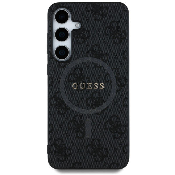 Guess - 4G Ring Classic Logo MagSafe (GUHMS25SG4GFRK) - Samsung Galaxy S25 - Black