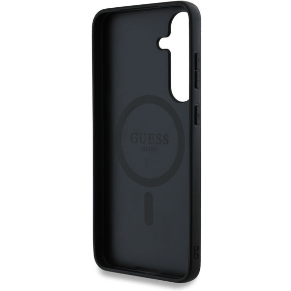 Guess - 4G Circle Classic Logo MagSafe (GUHMS25MP4PGRSGW) - Samsung Galaxy S25 Plus - Brown