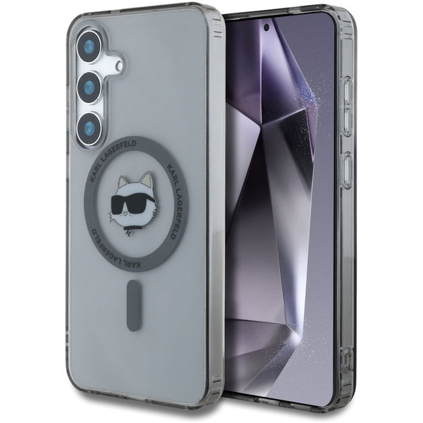 Karl Lagerfeld - IML MagSafe (KLHMS25SHLSCHK) - Samsung Galaxy S25 - Choupette`s Head