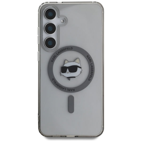 Karl Lagerfeld - IML MagSafe (KLHMS25SHLSCHK) - Samsung Galaxy S25 - Choupette`s Head