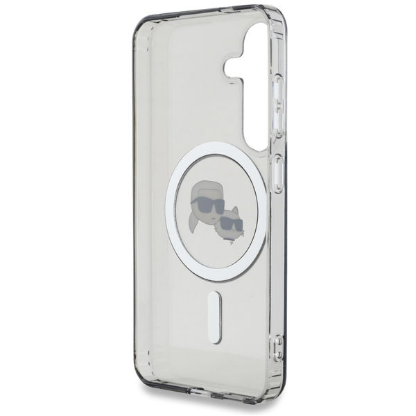 Karl Lagerfeld - IML MagSafe (KLHMS25MHLSKCK) - Samsung Galaxy S25 Plus - Metal Karl&Choupette Head