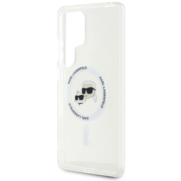 Karl Lagerfeld - IML MagSafe (KLHMS25LHLSKCH) - Samsung Galaxy S25 Ultra - Metal Karl&Choupette Head