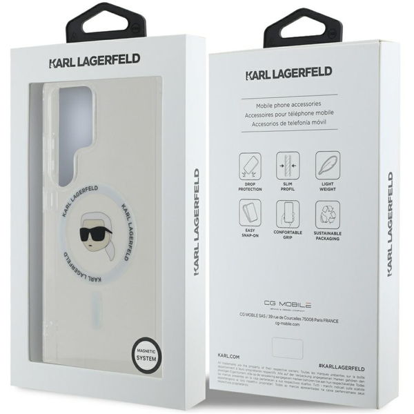 Karl Lagerfeld - IML MagSafe (KLHMS25LHLSKIH) - Samsung Galaxy S25 Ultra - Karl`s Head