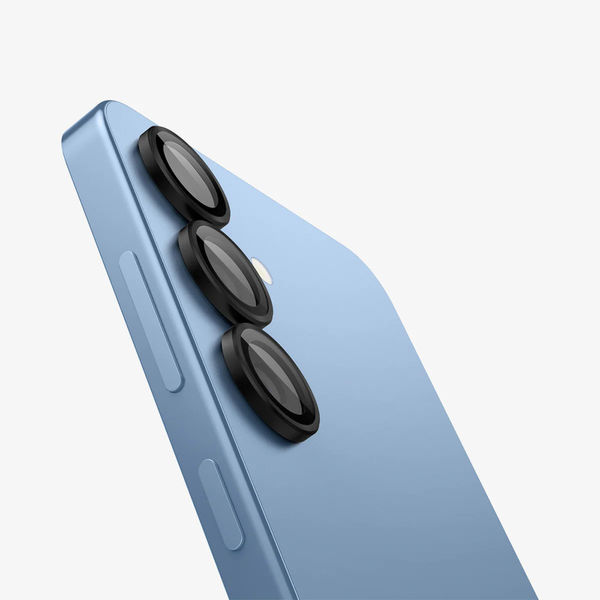 Spigen - Optik.tR EZ Fit Pro Camera Glass (2 pack) - Samsung Galaxy S25 - Black