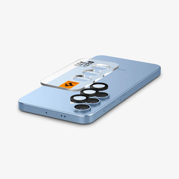 Spigen - Optik.tR EZ Fit Pro Camera Glass (2 pack) - Samsung Galaxy S25 Plus - Black