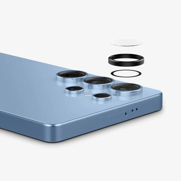 Spigen - Optik.tR EZ Fit Pro Camera Glass (2 pack) - Samsung Galaxy S25 Ultra - Black