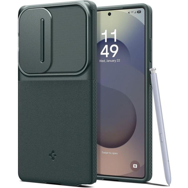 Spigen - Optik Armor - Samsung Galaxy S25 Ultra - Abyss Green