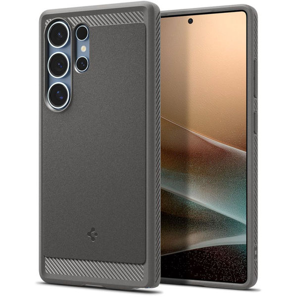 Spigen - Rugged Armor MagSafe - Samsung Galaxy S25 Ultra - Marble Grey