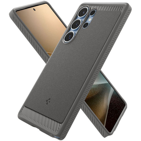 Spigen - Rugged Armor MagSafe - Samsung Galaxy S25 Ultra - Marble Grey