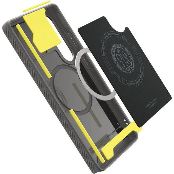 Spigen - Rugged Armor MagSafe - Samsung Galaxy S25 Ultra - Marble Grey