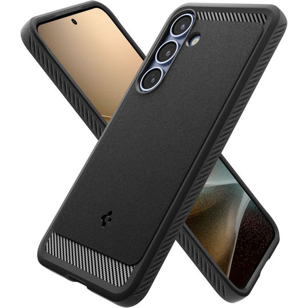 Spigen - Rugged Armor MagSafe - Samsung Galaxy S25 Plus - Matte Black