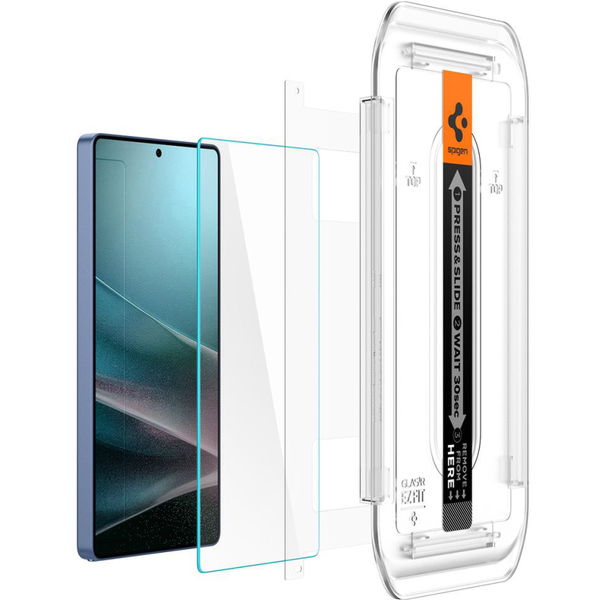 Spigen - Glas.tR EZ-FIT HD (2 pack) - Samsung Galaxy S25 Ultra - Clear