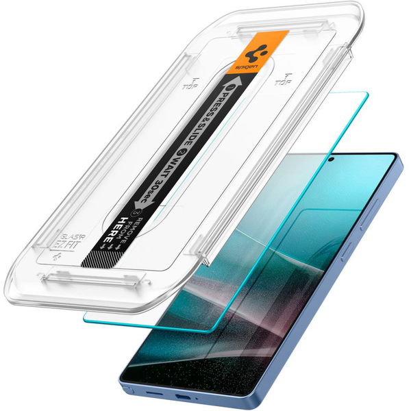 Spigen - Glas.tR EZ-FIT HD (2 pack) - Samsung Galaxy S25 Ultra - Clear