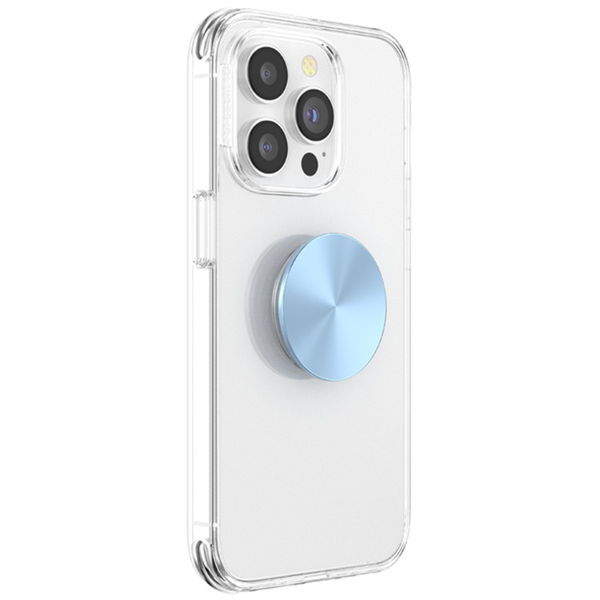 PopSockets - PopGrip (808929) - Aluminum Blue Sigh