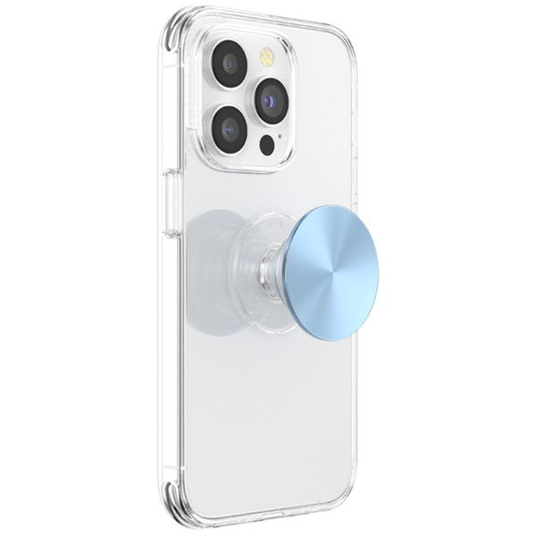 PopSockets - PopGrip (808929) - Aluminum Blue Sigh