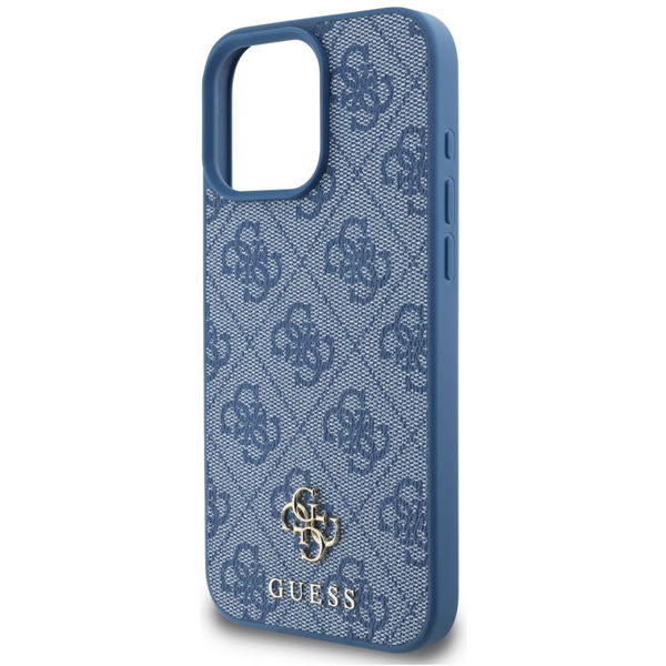 Guess - 4G Small and Classic Logo MagSafe (GUHMP16LP4SM4MB) - iPhone 16 Pro - Blue