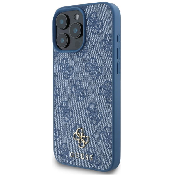 Guess - 4G Small and Classic Logo MagSafe (GUHMP16LP4SM4MB) - iPhone 16 Pro - Blue