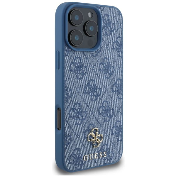 Guess - 4G Small and Classic Logo MagSafe (GUHMP16XP4SM4MB) - iPhone 16 Pro Max - Blue