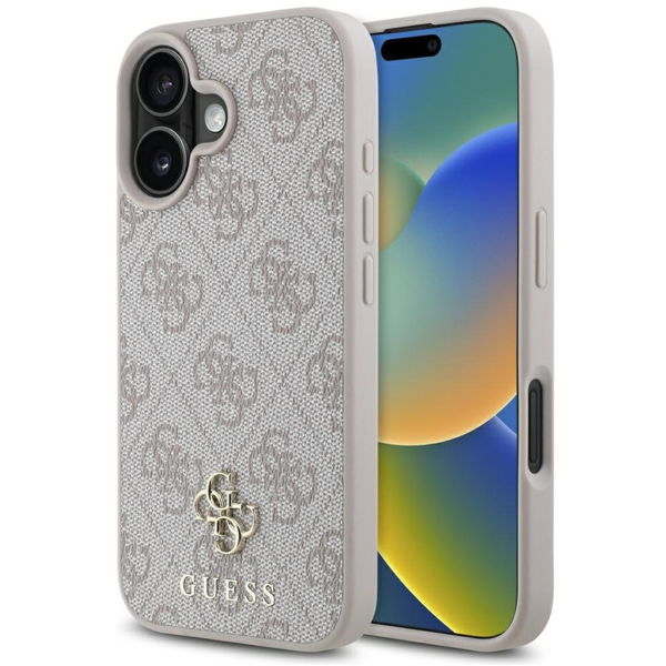 Guess - 4G Small and Classic Logo MagSafe (GUHMP16SP4SM4MP) - iPhone 16 - Pink